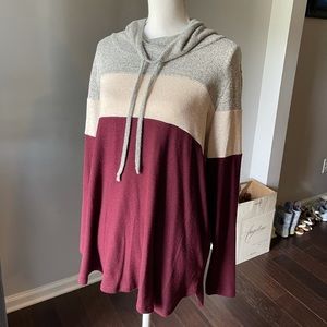 Market & Spruce long sleeve cowl neck top